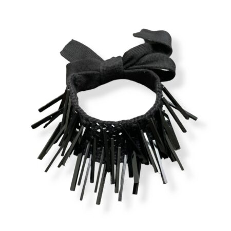 Choker plexiglass and cachemire