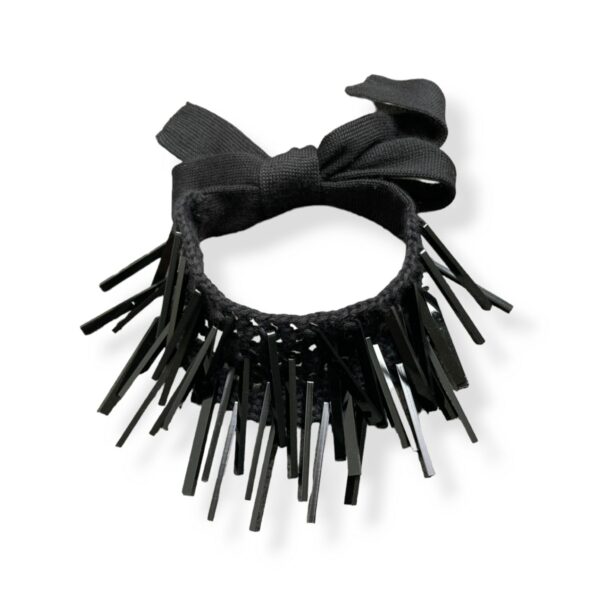 Choker plexiglass and cachemire