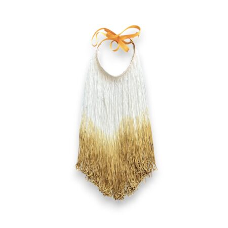 Shaded fringe choker