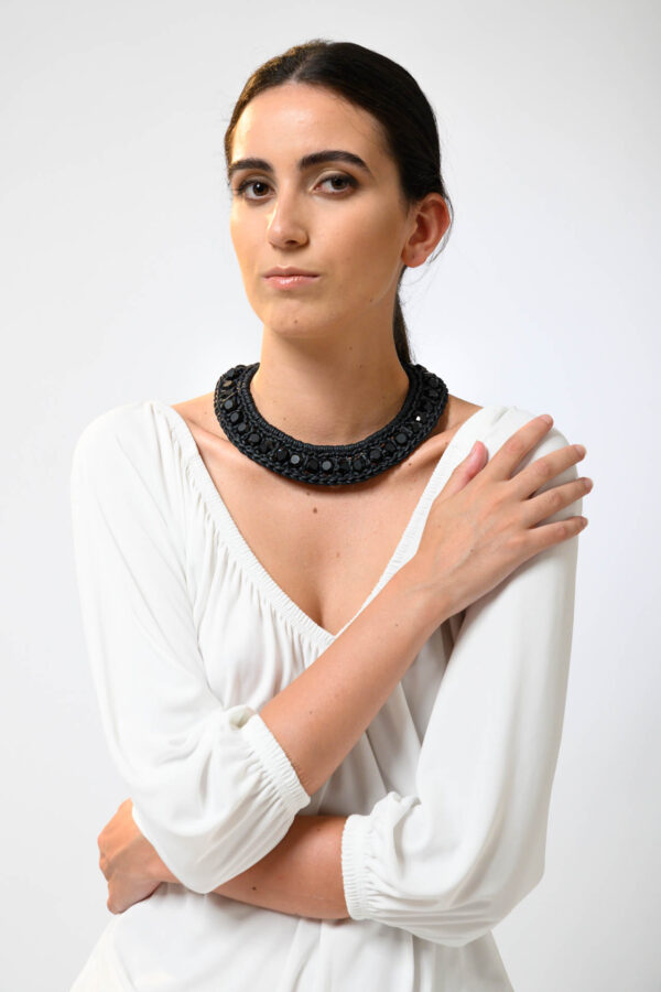 GIROCOLLO TRICOT COTONE SPALMATO - immagine 2