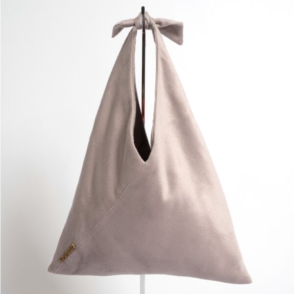 BORSA LILY BELLE IN CACHEMIRE PERLA