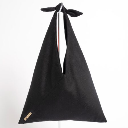 BORSA LILY BELLE IN CACHEMIRE NERO