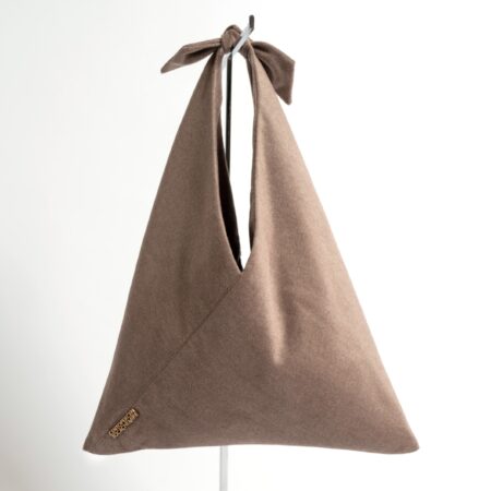 BORSA LILY BELLE IN CACHEMIRE TORTORA