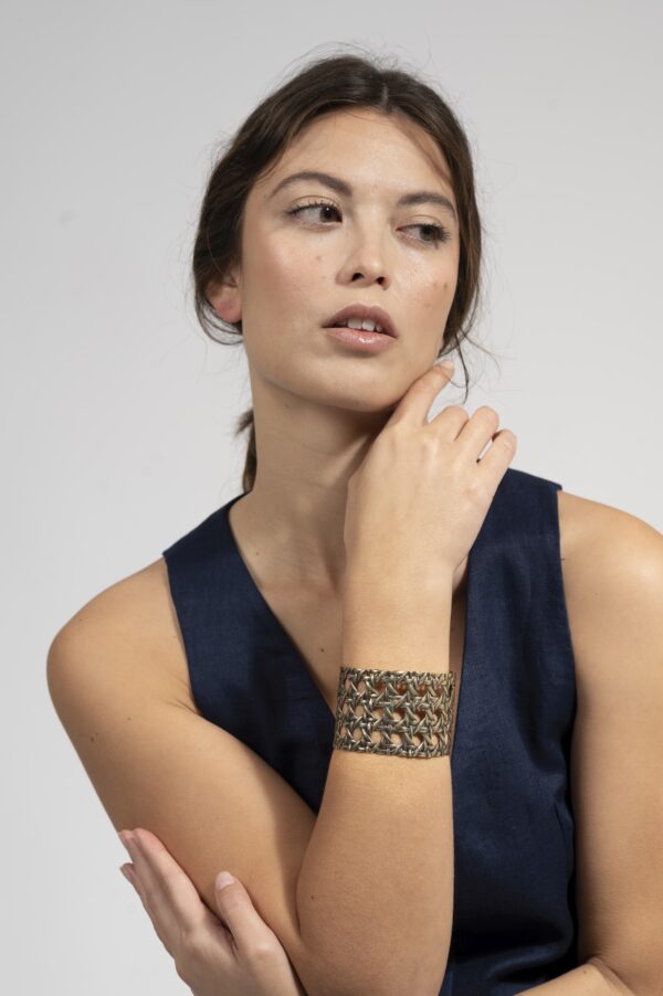 Bracciale in midollino di bronzo Tg. L, M e S - immagine 2