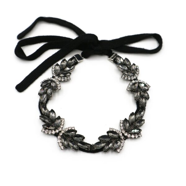 COLLANA FOGLIE CRISTALLO
