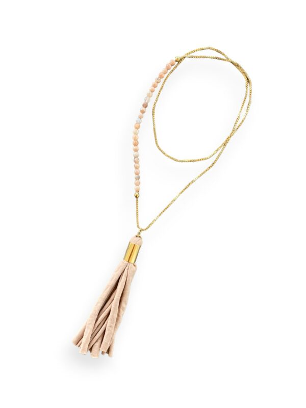 Collana pietre dure con nappa
