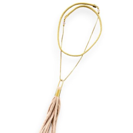 Collana soutache con nappa