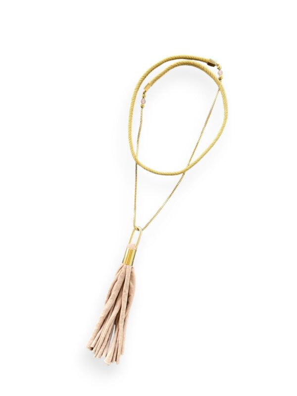 Collana soutache con nappa
