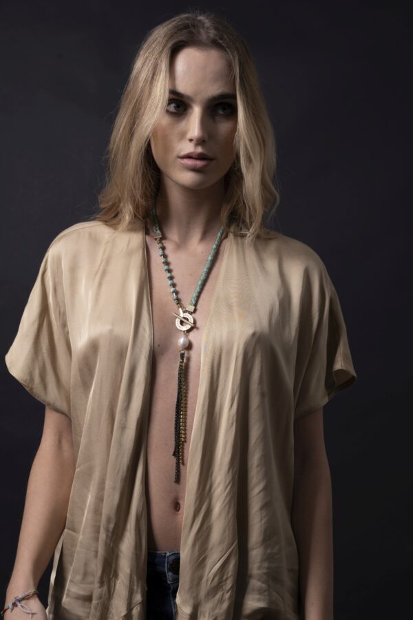 Collana twist con pendente - immagine 2
